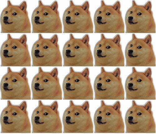 Doge Much Wow Meme Shiba Inu Stickers - Juego De 20 Pegatina