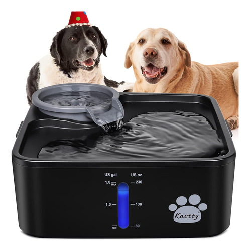 Fuente De Agua Para Perros De 2 Galones Fuente Ultra Grande