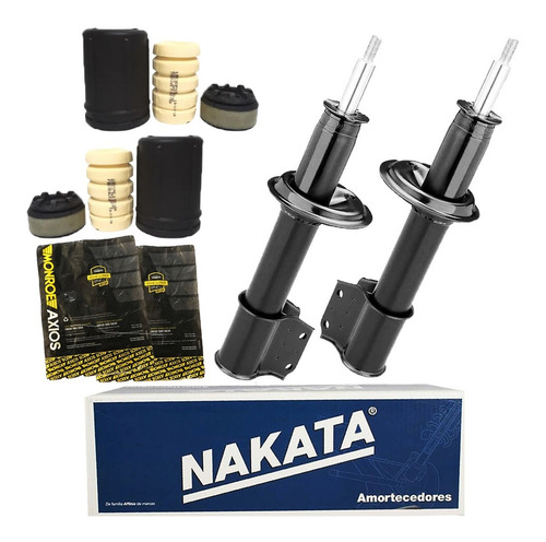 Par Amortecedor Dianteiro Nakata + Kit Axios Fiorino 2004