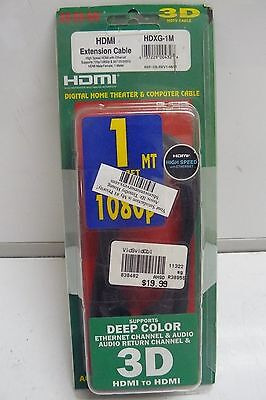 New Hdav Hdg-1mc Hdmi To Hdmi Cable Audio & Video Hi-def Zze