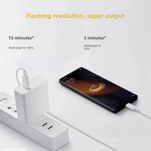Cable De Carga Rápida De 120 W Zhiyi Tipo C De 1 M