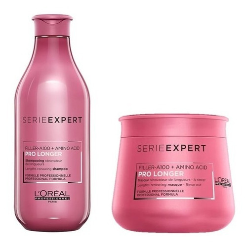 Kit Shampoo + Tratamiento Pro Longer Loreal Renovador  Punta