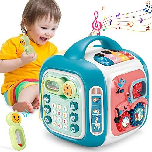 Cubo Electronico Interactivo Para Bebes Multicolor Plastico