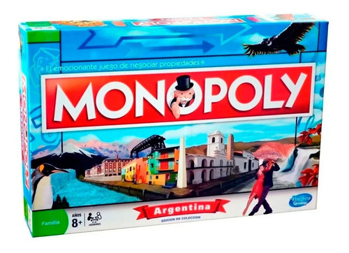 Imagen 5 de 5 de Juego de mesa Monopoly Argentina ToyCo 830