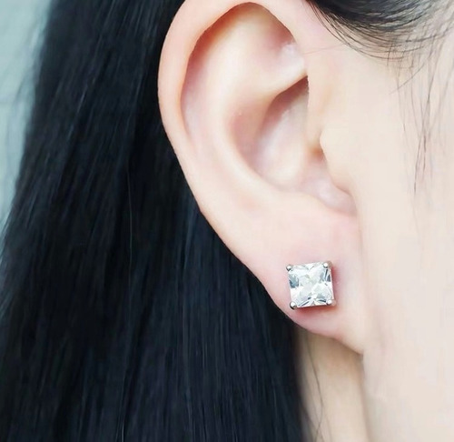 6 Pares Aretes Hombre Piercing Falso Mujer Imán Circón