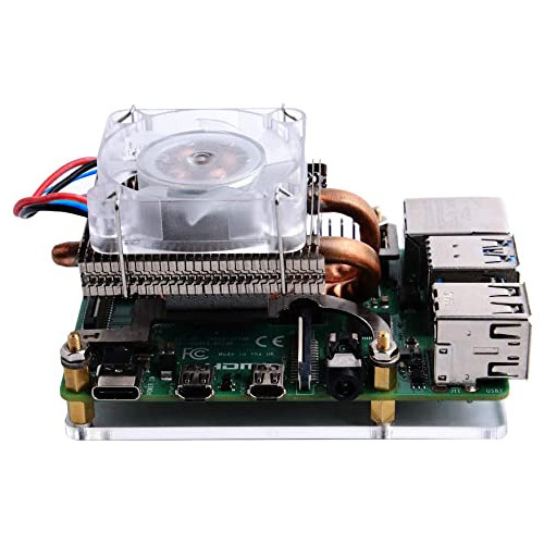 Ventilador Geeekpi Raspberry Pi 4 Pwm, Cpu Raspberry Pi De P