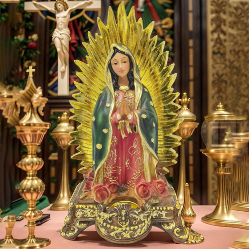 Escultura De Nuestra Señora De Decoración Navideña