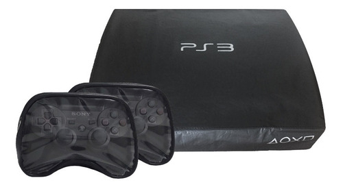 Funda Antipolvo Ps3 + 2 Fundas P/ Joystick - Ecocuero