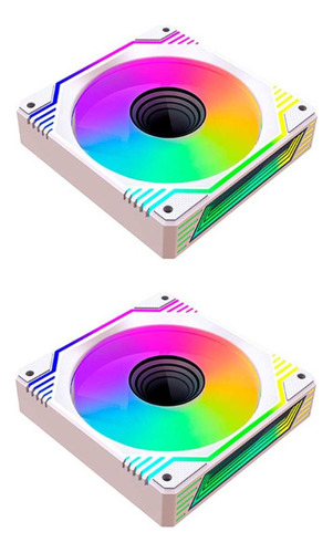 2x Fan Cooler Lex4 Infinity Snow Ice Argb 120mm - 2100rpm