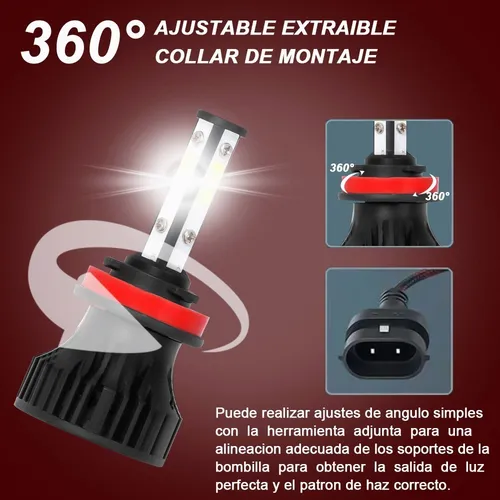 9005 H11 Kit Focos Led Para Ford Edge 2007 2008 2009 2010