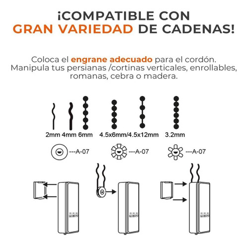 Control Motor Wifi Cortinas Persianas Con Cadena Tuya-yh002