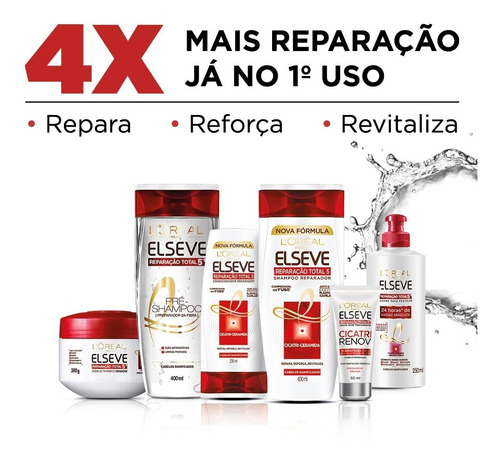 Shampoo Reparação Total 5 Elseve 200ml L'oréal Paris