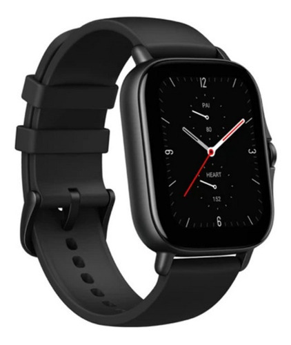 Smartwatch Amazfit Gts 2e A2021 Reloj Inteligente Mide Pa Color De La Malla Obsidian Black Color De La Caja Blanco