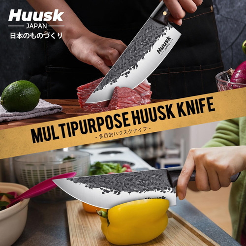 Facas Huusk, Faca De Açougueiro Para Cortar Carne, Forjada À
