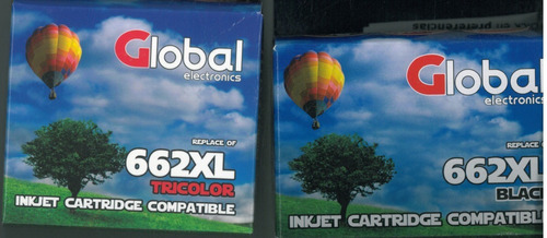 Cartucho Alternativo 662 Xl Negro Y Color Global 2545 3545 