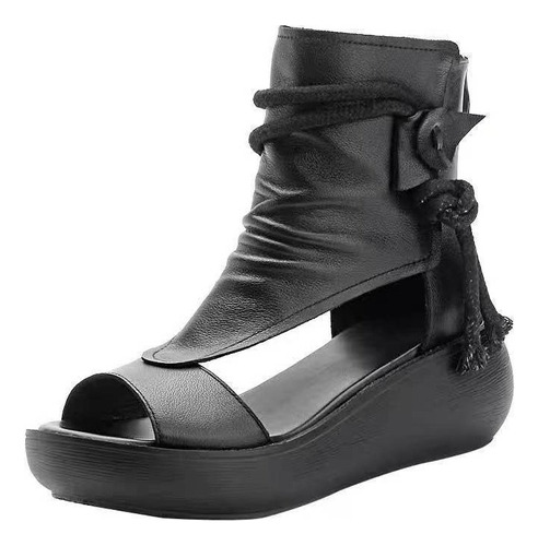 Sandalias, Zapatos De Mujer Con Suela Gruesa Y Plataforma