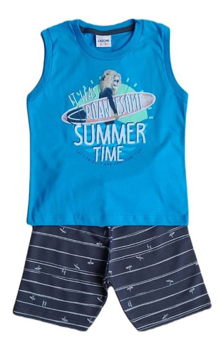 Conjunto Infantil Masculino Fakini Summer Time