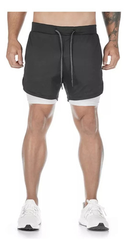 Bermuda Kit 1, 2 En 1, Pantalones Cortos Deportivos Doble A