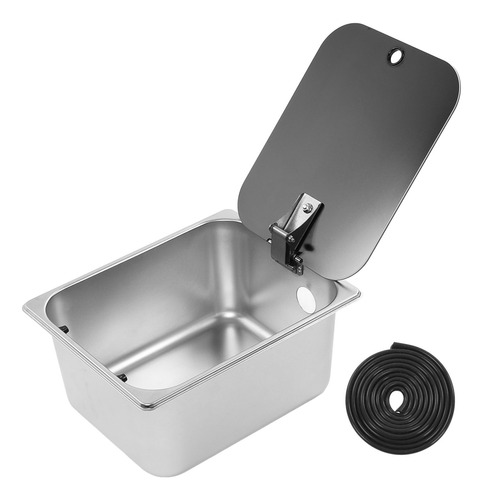 Lavabo De Mano Rv, Fregadero De Cocina Cuadrado, 300 X 240 X