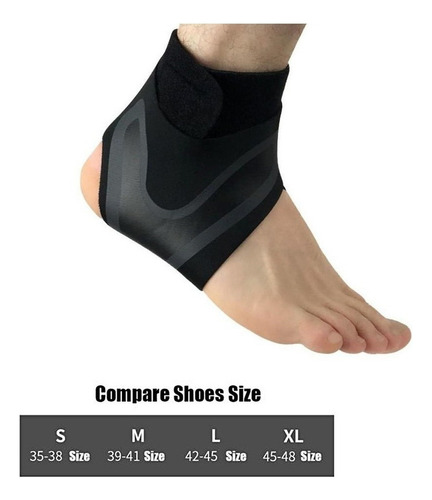 1 Par De Tobilleras For Fascitis Plantar