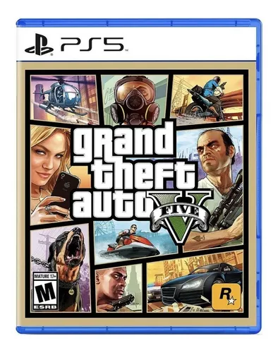 Grand Theft Auto V Standard Edition Físico Ps5 Gta Nuevo 