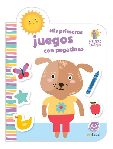 Set 4 Libros Colorear Aprendizaje Animalitos + Stickers