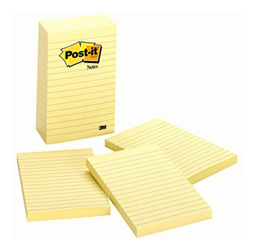 Post-it Super Sticky Notes, 5 x 20.3 cm, Amarillo Canario