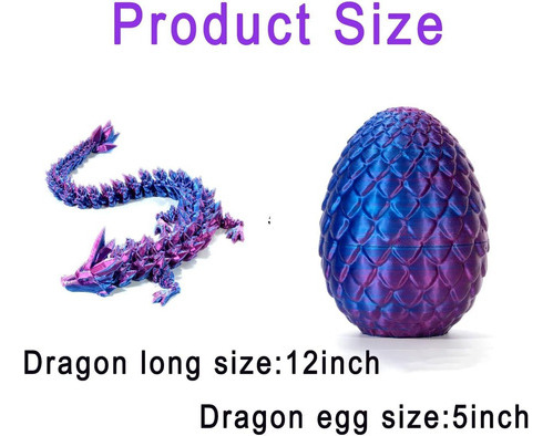 Mystery Dragon Egg, Juguete De Huevo De Dragón En 3d, Toyblu