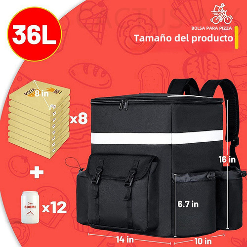 Mochila Térmica Multifuncional Delivery Backpack Repartidor