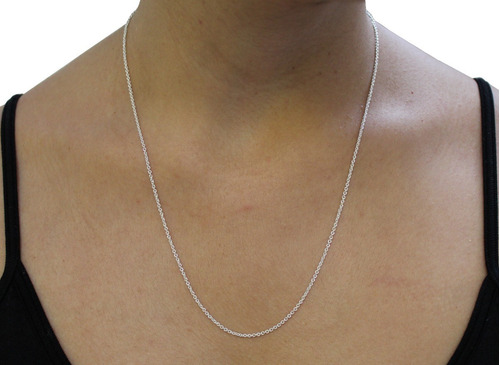 Imagen 6 de 10 de Cadena De Plata 925 Para Mujer De 50 Cm Agálea Joyería