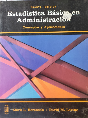 Libro Estadística Básica En Administración