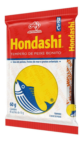 Hondashi Caldo De Pescado Tempero De Peixe 60 Gr Ajinomoto