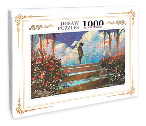 Amazon Cross-border Puzzle 1314 Madera Demon Slayer Animació