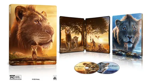 Película Disney Mufasa: El Rey León 4k Uhd Blu-ray