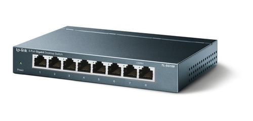 Switch Tp-link Tl-sg108 8 Puertos Gigabit Metálico Desktop