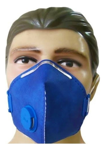 10 Máscaras Respirador Ksn P2 N95 Valvula C Nf