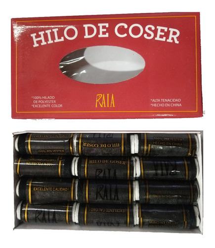 Hilos De Color En Caja X 12