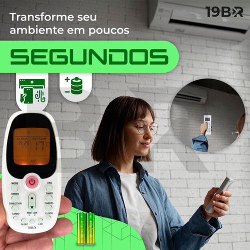 Controle Remoto Para Ar Condicionado Midea Comfee Komeco