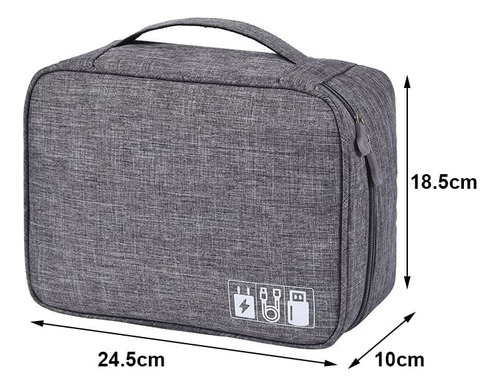 Imagen 6 de 7 de Organizador De Accesorios Electronicos Grande Buho Store