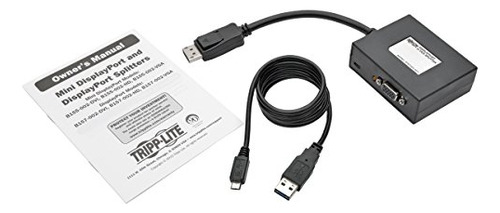 Divisor Displayport A Vga Tripp Lite B157-002-vga 2 Puertos