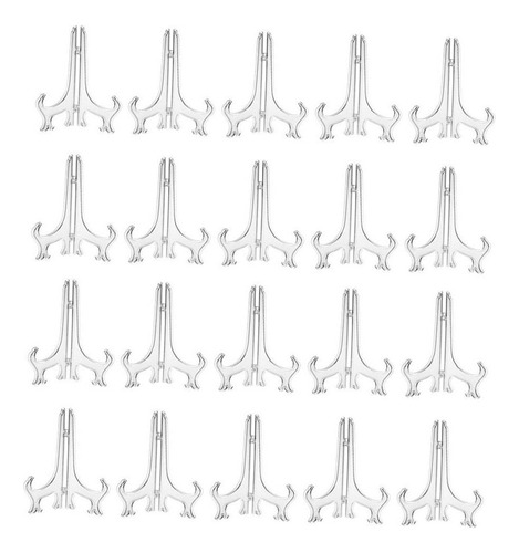 40 Piezas Caballetes Soporte Vertical Foto Letrero Pedestal