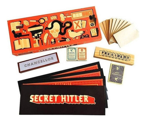 Juego Secreto De Cartas Hitler, Juego De Mesa De Fiesta [u]