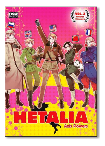 Hetalia Axis Power - Volume 03, De Hidekaz Himaruya. Editora Newpop Em Português