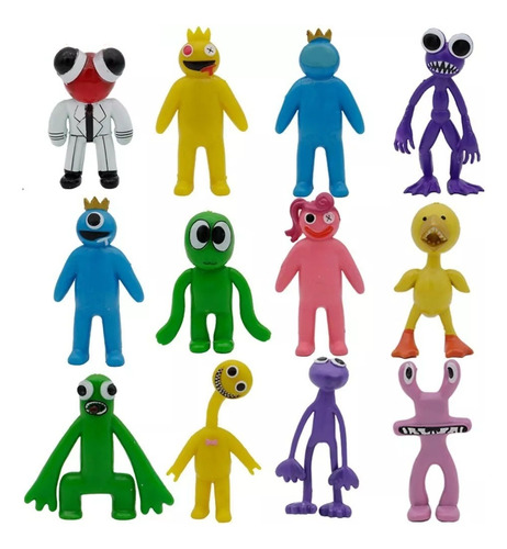 12pcs Rainbow Friends Roblox Acción Figura Modelo Juguete 