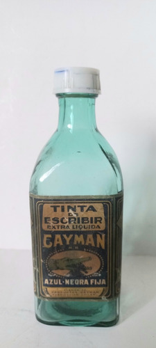 Frasco Antiguo Tinta Caimán  (Usado)