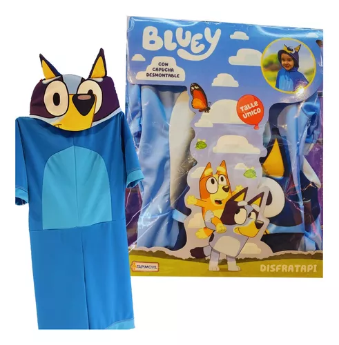 Disfraz Infantil Bluey Niños/as Talle Unico C/ Capucha