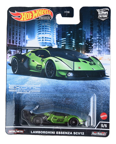 Hot Wheels Lamborghini Essenza Scv12, Envidia Exótica 5/5