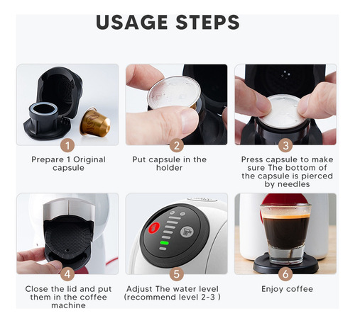Adaptador De Cápsulas Para Cápsulas Convert Dolce Gusto Crem