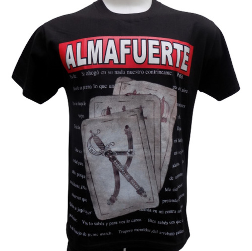 Remeras Almafuerte Iorio Vs. Modelos Rockería Que Sea Rock 