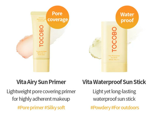 Tocobo Vita Airy Sun Primer Spf50+ Pa++++ | Protector Solar
